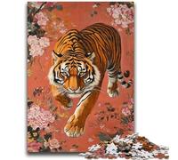 Puzzle per adolescenti 1000 puzzle Tigre nella giungla Giochi educativi Decorazione per la casa Collezione di artisti, Belle arti 26X38CM