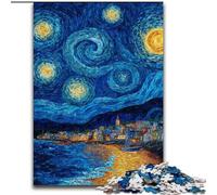 Puzzle per adolescenti 1000 puzzle Van Gogh Night Sky, giocattoli da gioco, ogni pezzo è unico - gioco divertente e stimolante per tutta la famiglia, dai 14 anni in su (dimensioni 50x75cm)