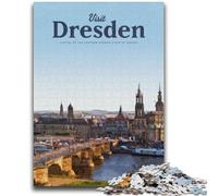 Puzzle per adolescenti 1000 puzzle Visita Dresda Giocattoli Giochi educativi Antistress Decorazioni per la casa uniche e regali (dimensioni 38x26cm)