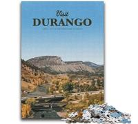 Puzzle per adolescenti 1000 puzzle Visita Durango Aiuta il cervello ad allenarsi Giocattoli avvincenti per coltivare la pazienza Adatto alle coppie (dimensioni 38x52cm)