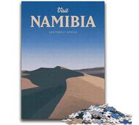 Puzzle per adolescenti 1000 puzzle visitano la Namibia aiutano il cervello ad allenarsi giocattoli avvincenti per coltivare la pazienza adatti alle coppie (dimensioni 38x52cm)