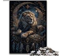Puzzle per adolescenti 1000 retini acchiappasogni a forma di leone, adatti a persone dai 14 anni in su, giochi educativi, regali di Babbo Natale segreto (dimensioni 50x75cm)