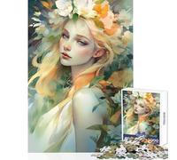 Puzzle per adolescenti 1000 ritratti floreali decorazioni per la casa giocattoli regalo di compleanno giochi rilassanti collezione di artisti belle arti dimensioni 38x26cm