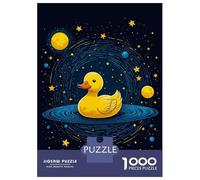Puzzle Per Adolescenti 1000 Space Duck Goose Puzzle Per Adulti Gioco Pratico Antistress Aiuta Ad Allenare Il Cervello 70x50cm/1000pcs