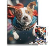 Puzzle per adolescenti 1000 supereroi cani gioco sfida unica sfida difficile regali di compleanno dimensioni 38x26cm