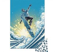 Puzzle Per Adolescenti 1000 Surfing Adventure Wave Riding Fun Puzzle Per Adulti Giocattoli Antistress Regali Per Donne Offerta Come Regali Per Tutta La Famiglia 70x50cm/1000pcs