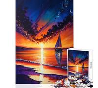 Puzzle per adolescenti 1000 tramonti magici fai da te giocattoli ottimo regalo per giochi rompicapo aiuta il cervello ad allenarsi dimensioni 50x75cm