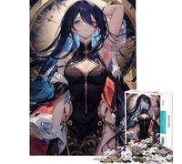 Puzzle per adolescenti 1000 Woman Against The Clock Puzzle da 1000 pezzi Giocattolo educativo Sfida impegnativa Bellissimo design Gioco (38x26cm)