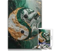 Puzzle per adolescenti 1000 Yin Yang Kintsugi Harmony Staycation Kill Time Gioco pratico Regali di Babbo Natale segreto (dimensioni 50x75cm)