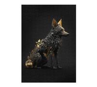 Puzzle Per Adolescenti 1000pcs(38x26cm) Black And Gold Fox Puzzle Per Adulti Giochi Per Famiglie Difficili Difficili Offerta Difficile Come Regali Per Tutta La Famiglia 1000pcs(38x26cm)