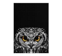 Puzzle Per Adolescenti 1000pcs(38x26cm) Cute Owl Head Puzzle Giochi Per Famiglie Per Divertimento in Famiglia Regali Unici Di Compleanno E Natale 1000pcs(38x26cm)
