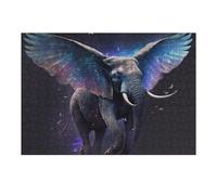Puzzle Per Adolescenti 1000pcs(38x26cm) Elephant Flying Puzzle Per Adolescenti Gioco Pratico Decorazione Per La Casa Ottimo Regalo Per I Giocatori 1000pcs(38x26cm)