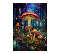 Puzzle Per Adolescenti 1000pcs(38x26cm) Enchanted Forest Mushrooms-1 Puzzle Per Adulti Gioco Rompicapo Corsa Di Velocità Delle Mani Interazione Genitore-figlio 1000pcs(38x26cm)