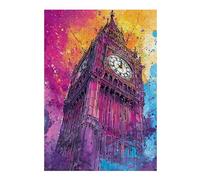Puzzle Per Adolescenti 1000pcs(38x26cm) London's Big Ben Clock Tower Art Print Puzzle Per Adulti Giocattolo Decorazione Da Parete Decorazione Da Parete Regalo Di Compleanno, Regali, 1000pcs(38x26cm)