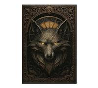 Puzzle Per Adolescenti 1000pcs(38x26cm) Ornate Fox Head - Gothic Elegance Fantasy Poster Puzzle Per Adulti Giocattoli Antistress Analisi E Logica Regali Per La Riduzione Dello Stress 1000pcs(38x26cm)