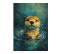 Puzzle Per Adolescenti 1000pcs(38x26cm) Otterly Magical Fantasy Art Puzzle Per Adulti Gioco Rompicapo Taglio Di Precisione Divertimento A Casa Attività, 1000pcs(38x26cm)