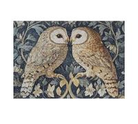 Puzzle Per Adolescenti 1000pcs(38x26cm) Owls William Morris Floral Forest Puzzle Per Adulti Giochi Rilassanti Analisi E Logica Regali Di Natale E Compleanno 1000pcs(38x26cm)