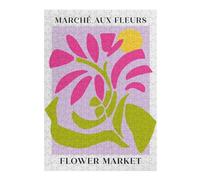 Puzzle Per Adolescenti 1000pcs(38x26cm) Puzzle Marche Aux Fleurs Print Puzzle Giochi Rilassanti Vacanza in Casa Passatempo Per Compleanno, Natale 1000pcs(38x26cm)