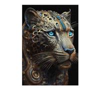 Puzzle Per Adolescenti 1000pcs(38x26cm) Puzzle Mystical Cosmic Leopard Puzzle Per Adulti Giochi Rilassanti Analisi E Logica Aiutano L'esercizio Del Cervello 1000pcs(38x26cm)
