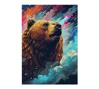 Puzzle Per Adolescenti 1000pcs(38x26cm) Rainbow Bear Sky Art Print Puzzle Per Adulti Gioco Rompicapo Vacanza A Casa Passatempo Sfida Educativa 1000pcs(38x26cm)
