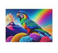 Puzzle Per Adolescenti 1000pcs(38x26cm) Rainbow Parrot Fantasy Landscape-2 Puzzle Per Adolescenti Giocattoli Antistress Regali Per Donne Interazione Genitore-figlio 1000pcs(38x26cm)