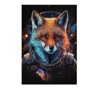 Puzzle Per Adolescenti 1000pcs(38x26cm) S Cosmic Fox Astronaut Art Print-2 Puzzle Per Adulti Gioco Rompicapo Decorazione Perfetta Gioco Stimolante Regali 1000pcs(38x26cm) S