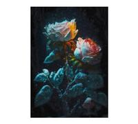 Puzzle Per Adolescenti 1000pcs(38x26cm) S Glowing Roses in Dark Water Puzzle Per Adulti Gioco Pratico Analisi E Logica Interazione Genitore-figlio 1000pcs(38x26cm) S