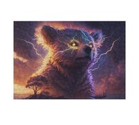 Puzzle Per Adolescenti 1000pcs(38x26cm) Thundering Beast Epic Wildlife Artwork Puzzle Per Adulti Giochi Rilassanti Analisi E Logica Regali Di Natale E Compleanno 1000pcs(38x26cm)