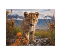 Puzzle Per Adolescenti 1000pcs(52x38cm) A Young Lion Puzzle Per Adolescenti Gioco Pratico Decorazione Per La Casa Ottimo Regalo Per I Giocatori 1000pcs(52x38cm)