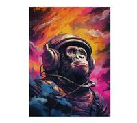 Puzzle Per Adolescenti 1000pcs(52x38cm) Ape Astronaut in Space-7 Puzzle Per Adulti Gioco Rompicapo Vacanza A Casa Passatempo Sfida Educativa 1000pcs(52x38cm)