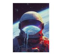 Puzzle Per Adolescenti 1000pcs(52x38cm) Astronaut in Space with Earth Background Puzzle Per Adolescenti Gioco Rompicapo Regalo Decorativo Perfetto Per Amici E Familiari 1000pcs(52x38cm)