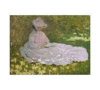 Puzzle Per Adolescenti 1000pcs(52x38cm) Claude Monet Springtime Puzzle Per Adulti Gioco Per Famiglie Migliora La Memoria Regali Unici Per Compleanno E Natale 1000pcs(52x38cm)