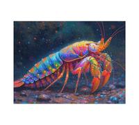 Puzzle Per Adolescenti 1000pcs(52x38cm) Colorful Mantis Shrimp Artwork Puzzle Per Adulti Giochi Rilassanti Analisi E Logica Regali Di Natale E Compleanno 1000pcs(52x38cm)