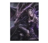 Puzzle Per Adolescenti 1000pcs(52x38cm) Dragon Queen Armor Fantasy Artwork Puzzle Per Adulti Gioco Pratico Taglio Di Precisione Regali Unici Per Compleanni E Occasioni Speciali 1000pcs(52x38cm)