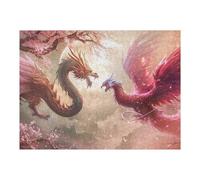 Puzzle Per Adolescenti 1000pcs(52x38cm) Dragon Vs Phoenix Epic Battle Puzzle Per Adulti Gioco Pratico Vacanza A Casa Passatempo Compleanno E Regali Unici 1000pcs(52x38cm)