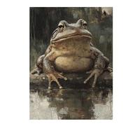 Puzzle Per Adolescenti 1000pcs(52x38cm) Nature's Camouflage Frog in Shadows Puzzle Per Adolescenti Gioco Rompicapo Regalo Decorativo Perfetto Per Amici E Familiari 1000pcs(52x38cm)