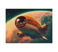 Puzzle Per Adolescenti 1000pcs(52x38cm) Space Travel Adventure Mars Exploration Puzzle Per Adulti Giocattolo Decorazione Da Parete Difficile Difficile Compleanno E Natale 1000pcs(52x38cm)