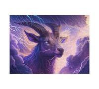 Puzzle Per Adolescenti 1000pcs(52x38cm) Thundering Goat Fantasy Artwork Puzzle Per Adolescenti Giocattoli Antistress Regali Per Donne Interazione Genitore-figlio 1000pcs(52x38cm)