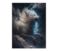 Puzzle Per Adolescenti 1000pcs(52x38cm) Thundering Wolf Spirit Puzzle Per Adulti Gioco Per Famiglie Sfida Difficile Regali Unici Per Compleanno E Natale 1000pcs(52x38cm)