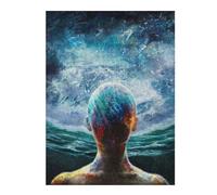 Puzzle Per Adolescenti 1000pcs(52x38cm) Troubled Waters Puzzle Per Adulti Giochi Rilassanti Corsa Di Velocità Regali Di Natale E Compleanno 1000pcs(52x38cm)