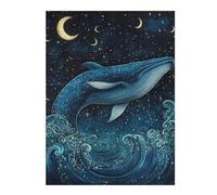 Puzzle Per Adolescenti 1000pcs(52x38cm) Whale Watching Under The Stars Puzzle Per Adulti Gioco Pratico Taglio Di Precisione Regali Unici Per Compleanni E Occasioni Speciali 1000pcs(52x38cm)