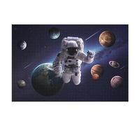 Puzzle Per Adolescenti 1000pcs(75x50cm) Astronaut Floating Among Planets-1 Puzzle Per Adulti Giocattoli Antistress Sfida Difficile Offerta Come Regali Per Tutta La Famiglia 1000pcs(75x50cm)