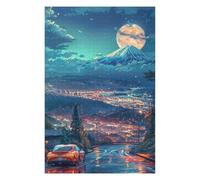 Puzzle Per Adolescenti 1000pcs(75x50cm) City Lights Under Moonlit Sky Puzzle Per Adulti Gioco Pratico Ma Divertente E Umoristico Aiuta Ad Allenare Il Cervello 1000pcs(75x50cm)