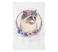 Puzzle Per Adolescenti 1000pcs(75x50cm) Cute Watercolor Ragdoll Puzzle Per Adulti Gioco Per Famiglie Migliora La Memoria Regali Unici Per Compleanno E Natale 1000pcs(75x50cm)