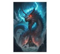 Puzzle Per Adolescenti 1000pcs(75x50cm) Dragon's Roar Mythical Fantasy Artwork Puzzle Per Adulti Gioco Rompicapo Vacanza A Casa Passatempo Sfida Educativa 1000pcs(75x50cm)