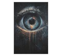 Puzzle Per Adolescenti 1000pcs(75x50cm) Eerie Eye Painting Artwork-2 Puzzle Per Adolescenti Gioco Rompicapo Regalo Decorativo Perfetto Per Amici E Familiari 1000pcs(75x50cm)