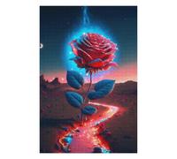 Puzzle Per Adolescenti 1000pcs(75x50cm) Enchanted Glowing Rose Pathway Puzzle Per Adulti Giocattoli Antistress Sfida Difficile Sfida Educativa 1000pcs(75x50cm)