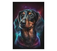 Puzzle Per Adolescenti 1000pcs(75x50cm) Galactic Dachshund Portrait -11 Puzzle Per Adulti Giochi Rilassanti Corsa Di Velocità Regali Di Natale E Compleanno 1000pcs(75x50cm)