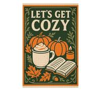 Puzzle Per Adolescenti 1000pcs(75x50cm) Lets Get Cozy Fall Illustration Puzzle Per Adulti Giocattoli Fai Da Te Un'opera D'arte Difficile E Stimolante 1000pcs(75x50cm)
