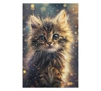 Puzzle Per Adolescenti 1000pcs(75x50cm) Magical Glittering Kitten Puzzle Per Adulti Gioco Pratico Taglio Di Precisione Regali Unici Per Compleanni E Occasioni Speciali 1000pcs(75x50cm)